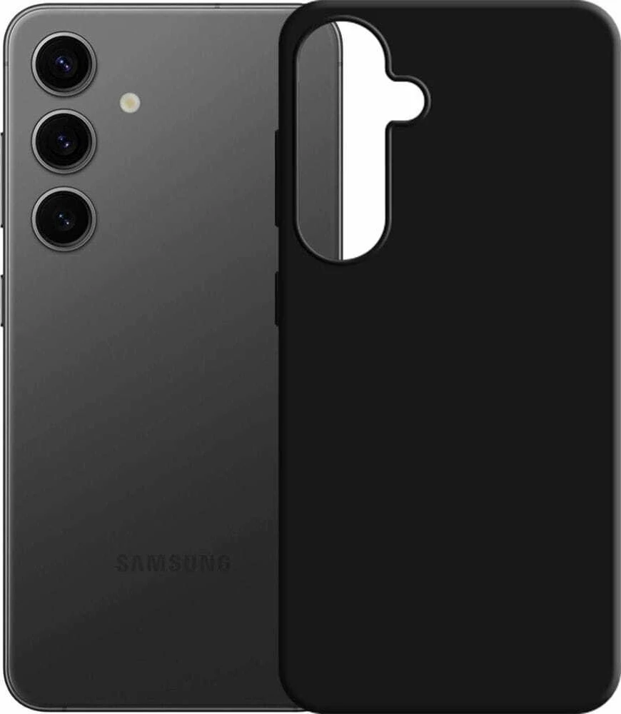 Mbështjellës silikoni 3MK Silicone Case për Samsung Galaxy S24 (SM-S921), i zi
