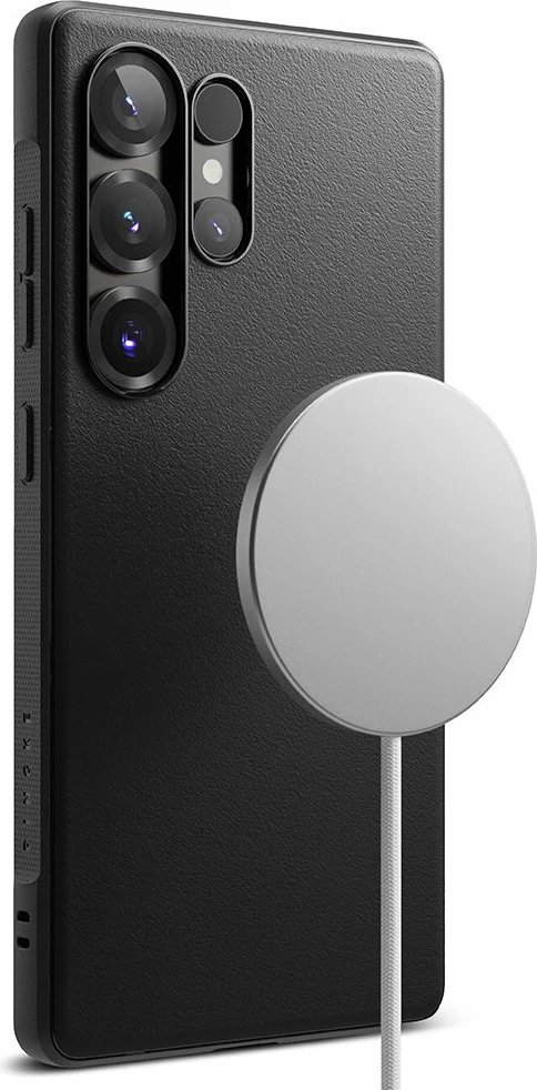 Mbështjellës Ringke Onyx MagSafe për Samsung Galaxy S25 Ultra, i zi