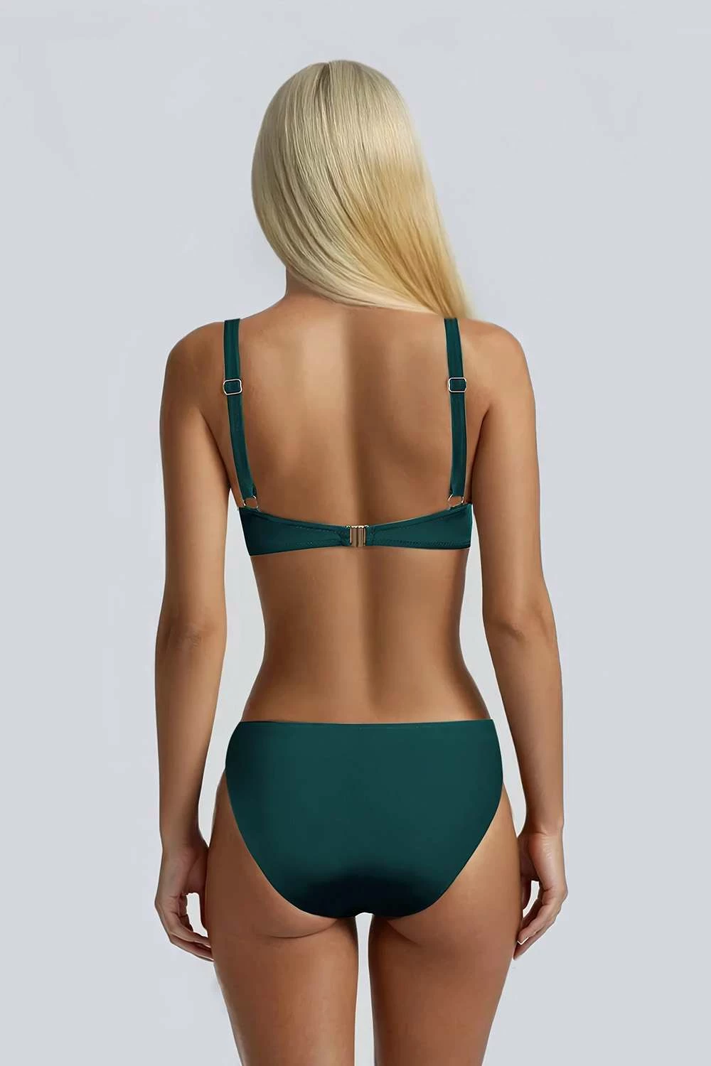 Set bikini dy pjesësh, Jumeon Delma, ngjyrë e gjelbër