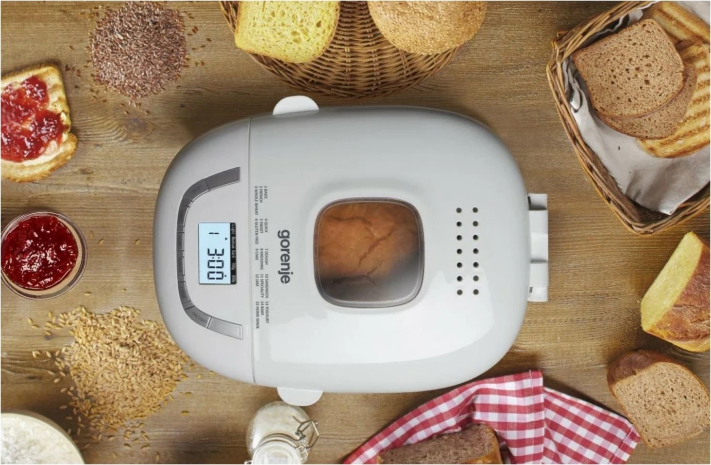 Aparat për bukë Gorenje BM910WII, plastikë, e bardhë