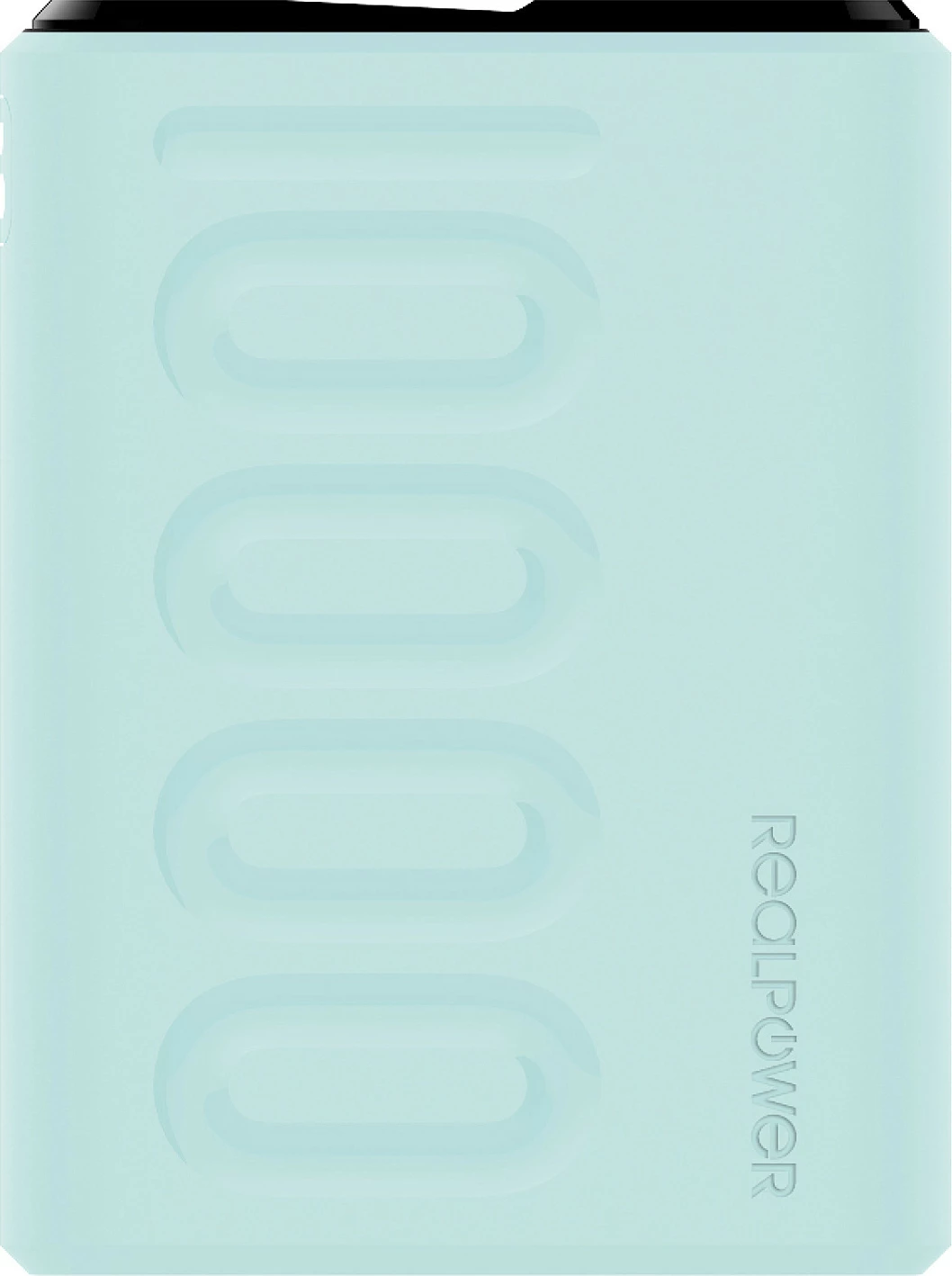 Power bank RealPower B-10000PD+ Nutopia, 10000 mAh, USB-C PD, e kaltër
