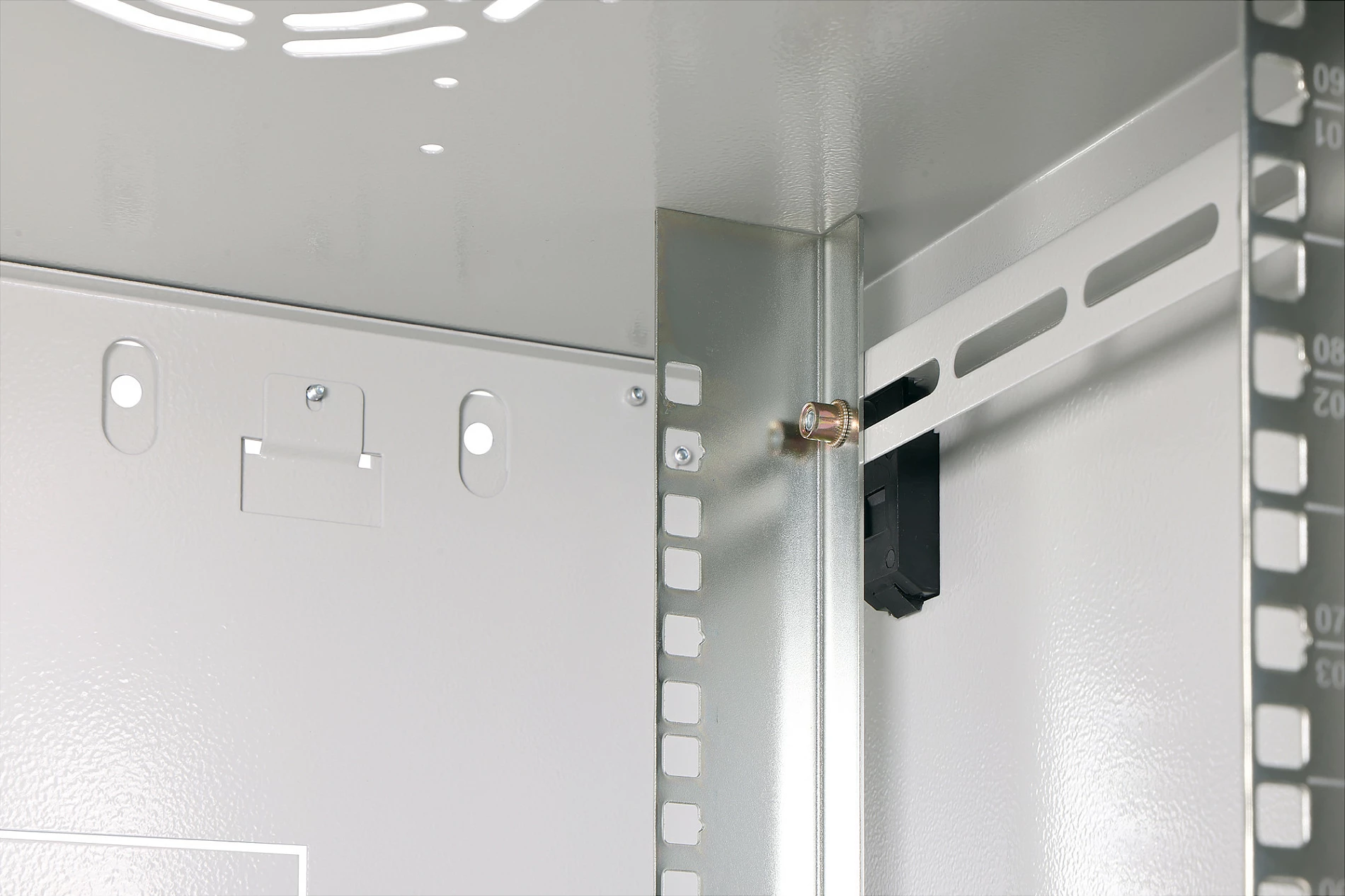 Kabinet rrjeti muror Digitus Dynamic-N 9U, 600x450mm, derë xhami, gri e çelët