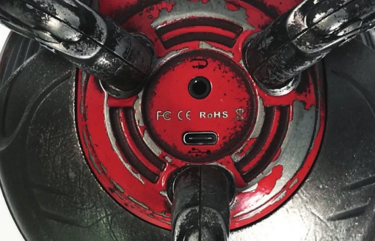 Altoparlant portativ Zoeao GravaStar H, 20 W, Wireless, Metallic, Kuq