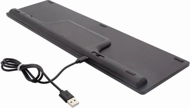 Tastierë dhe Maus Gembird KBS-ECLIPSE-M500, RF Wireless, QWERTY, Anglisht, E zezë