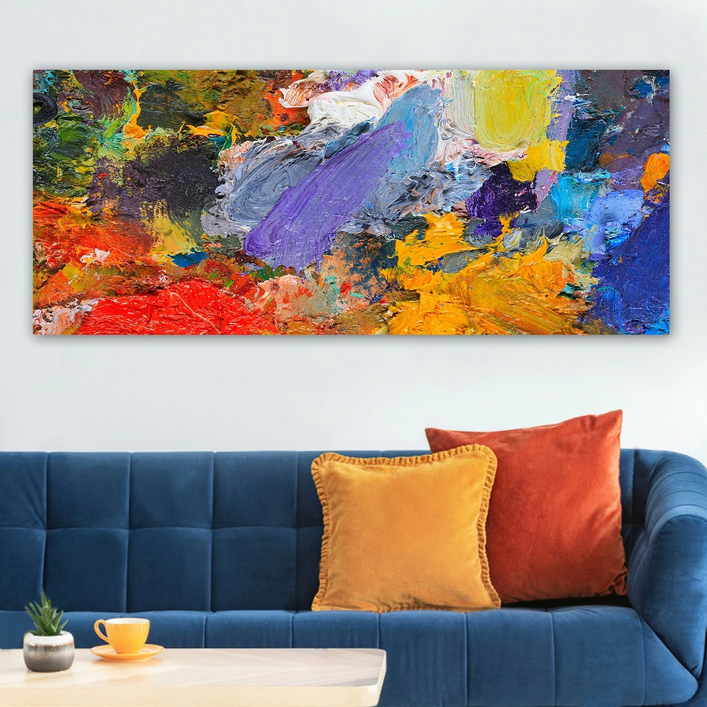 Pikturë dekorative në kanavacë, shumëngjyrëshe, Wallity YTY269895851, 50x120cm