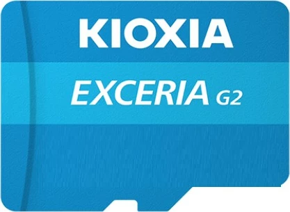 MicroSDHC Kioxia EXCERIA G2 128GB Class 10 UHS-III kaltër