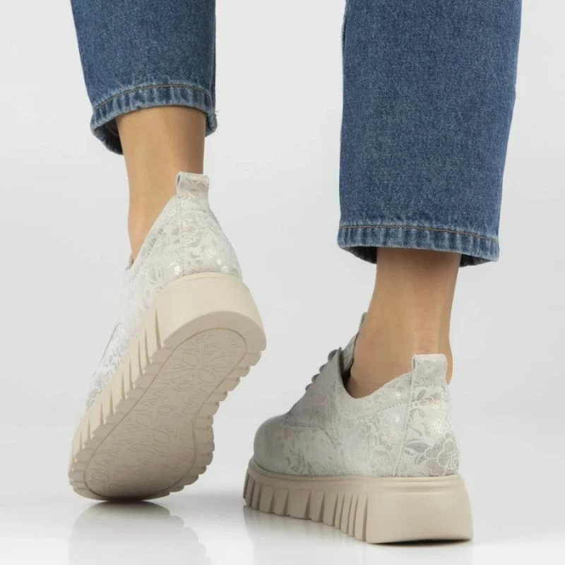 Atlete platforme për femra Filippo DP6846, ngjyrë argjendi