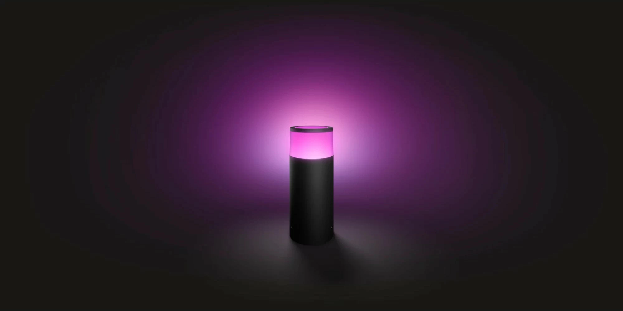 Dritë smart Philips Hue Calla, LED, alumini, e zezë