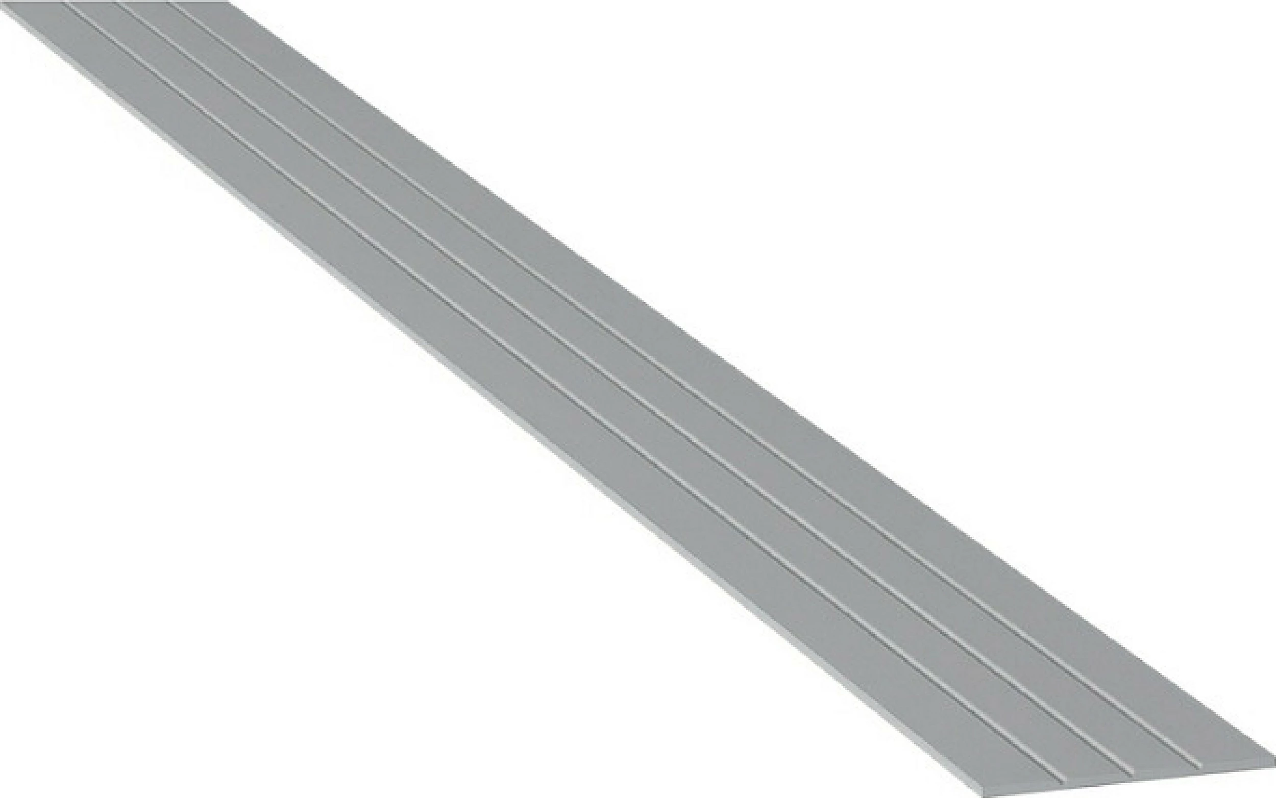 Profil U për LED Synergy21 ALU3535, alumin, 2m, argjend