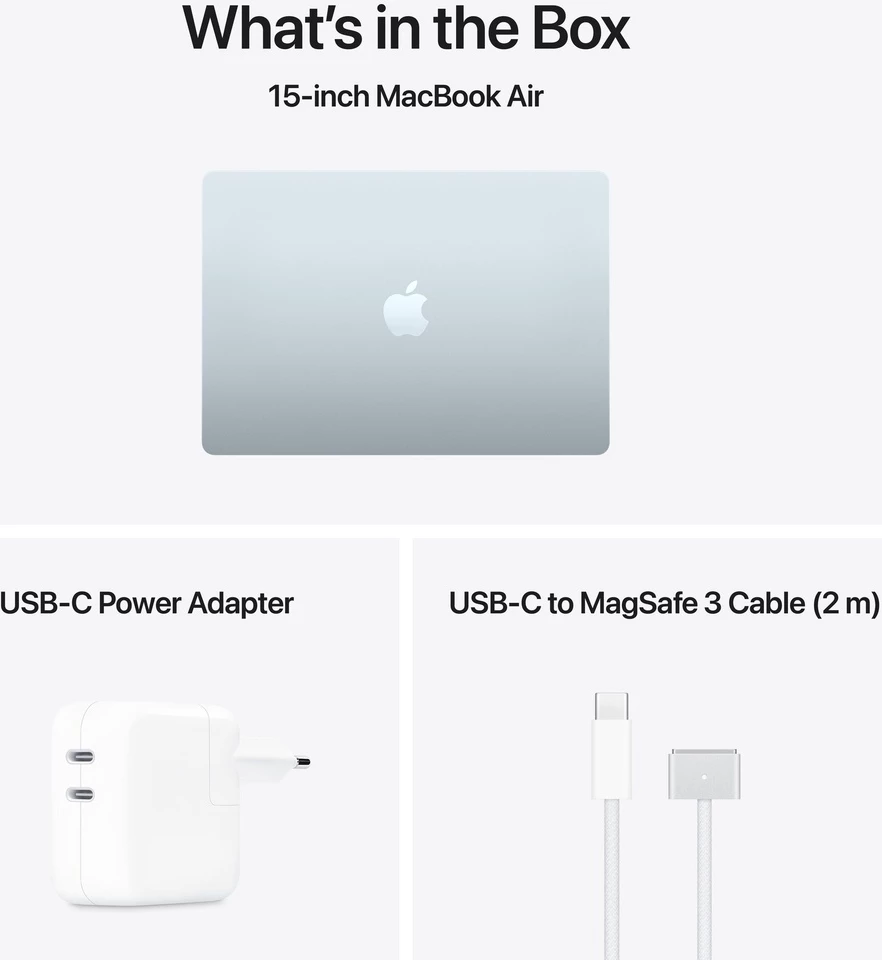 MacBook Air 15.3 (M5) 16GB Sky Blue
