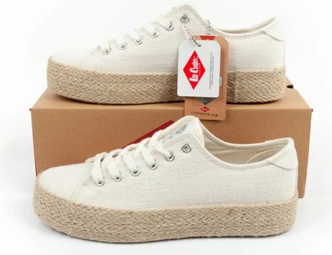 Këpucë femra Lee Cooper, bezhë