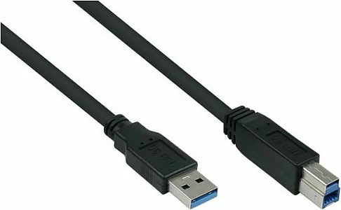 Kabllo USB 3.0 Kabelmeister A-A, 1.8m, e zezë