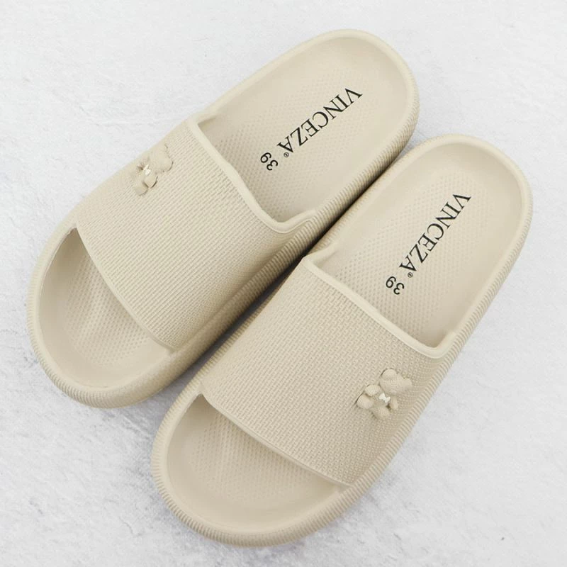 Flip-flopa për femra Vinceza, bezhë