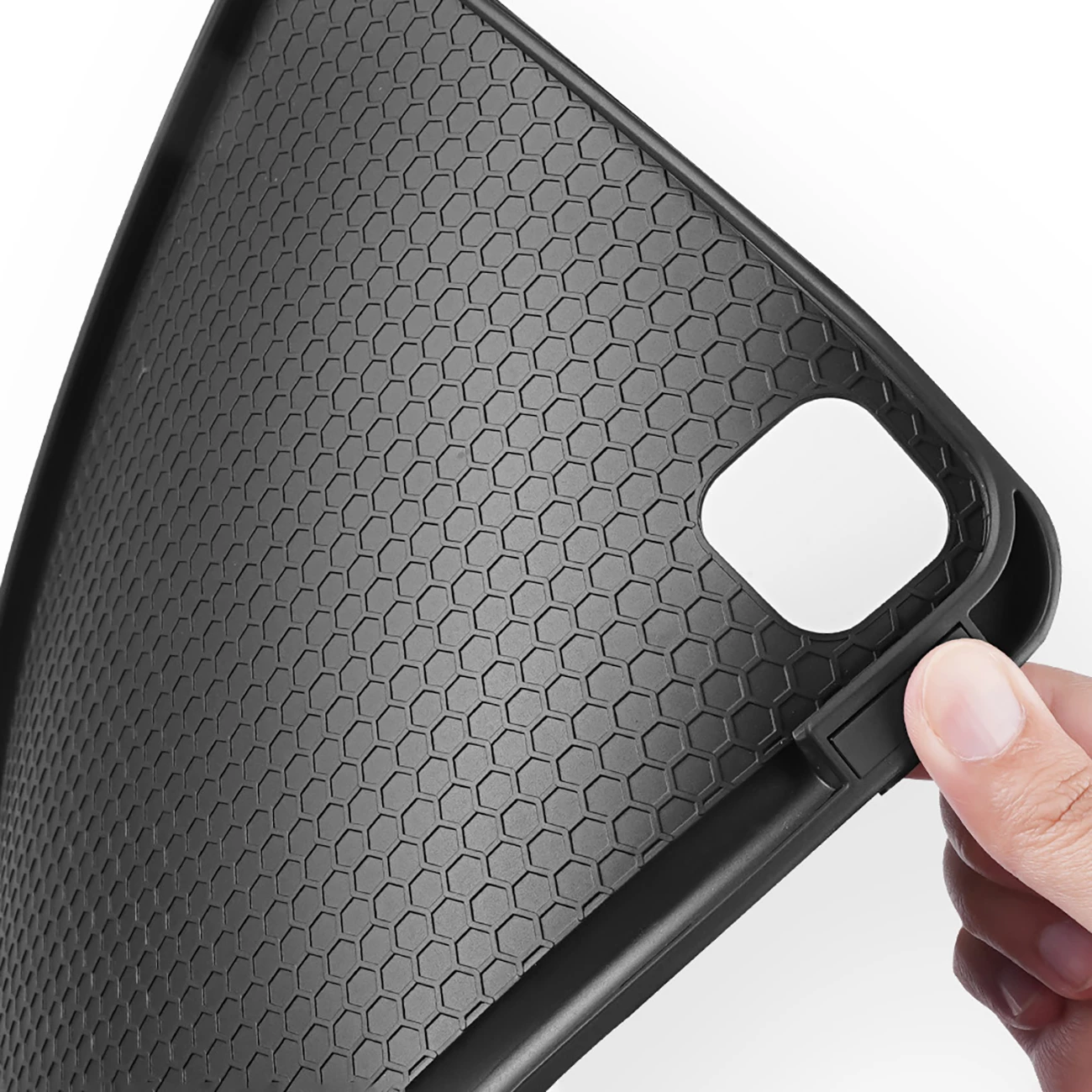 Mbështjellës tablet Dux Ducis Domo për iPad Pro 11" (2024), lëkurë ekologjike, e zezë