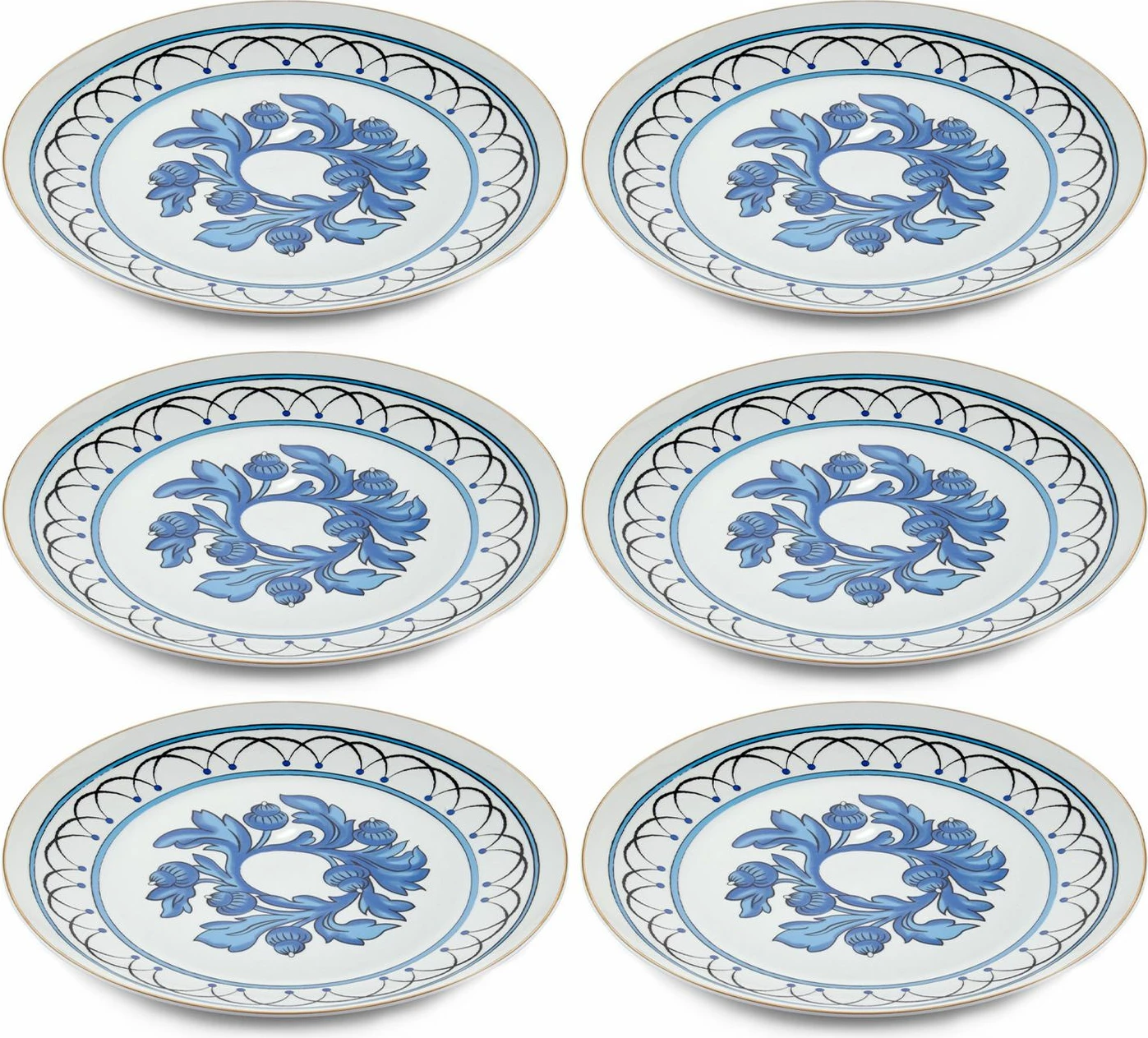 Set pjatash shërbimi (6 copë) Hermia, DNR0052