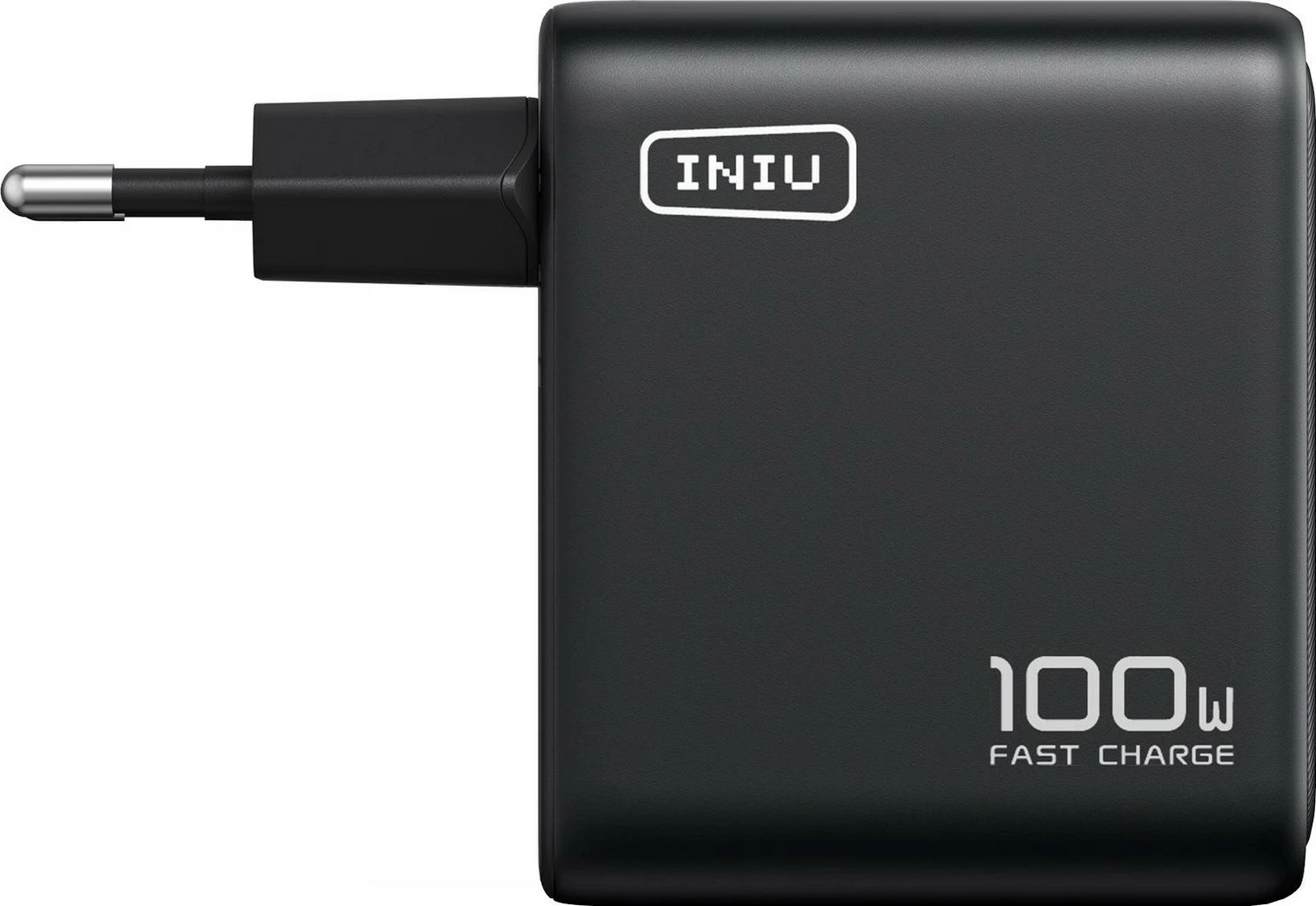 Karikues rrjeti INIU Leopard 100W, 2x USB-C, 1x USB-A, i zi