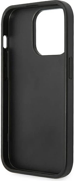 Mbështjellës Guess GUHCP14LPSASBBK për iPhone 14 Pro 6.1", Saffiano Strap, i zi
