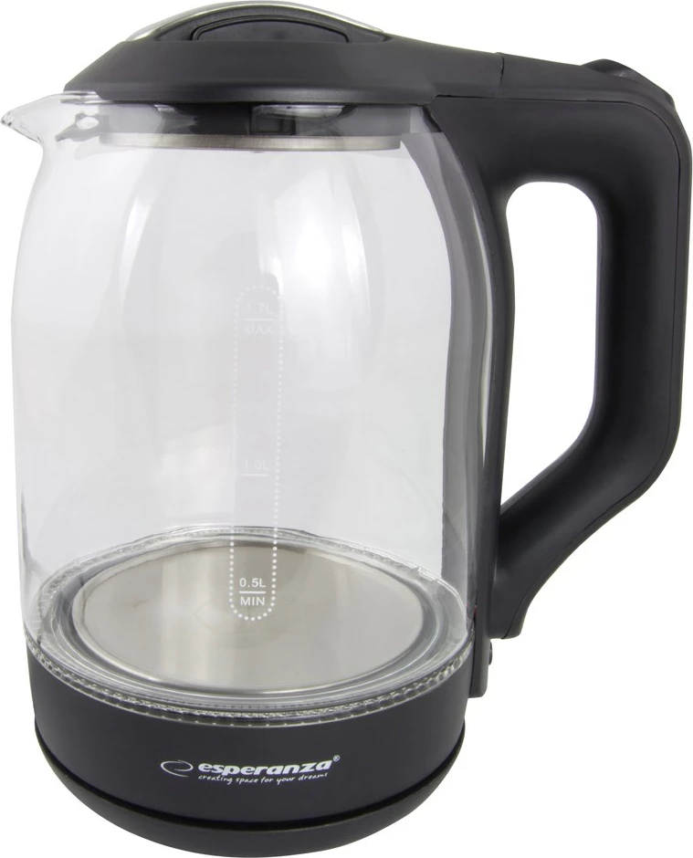 Vluese uji Esperanza EKK025K, 1.7L, 1500W, e zezë 