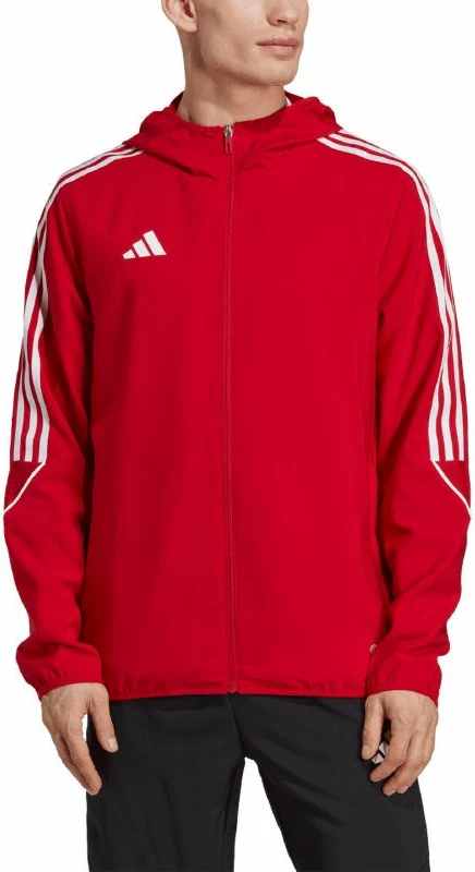 Jakne adidas për femra, e kuqe