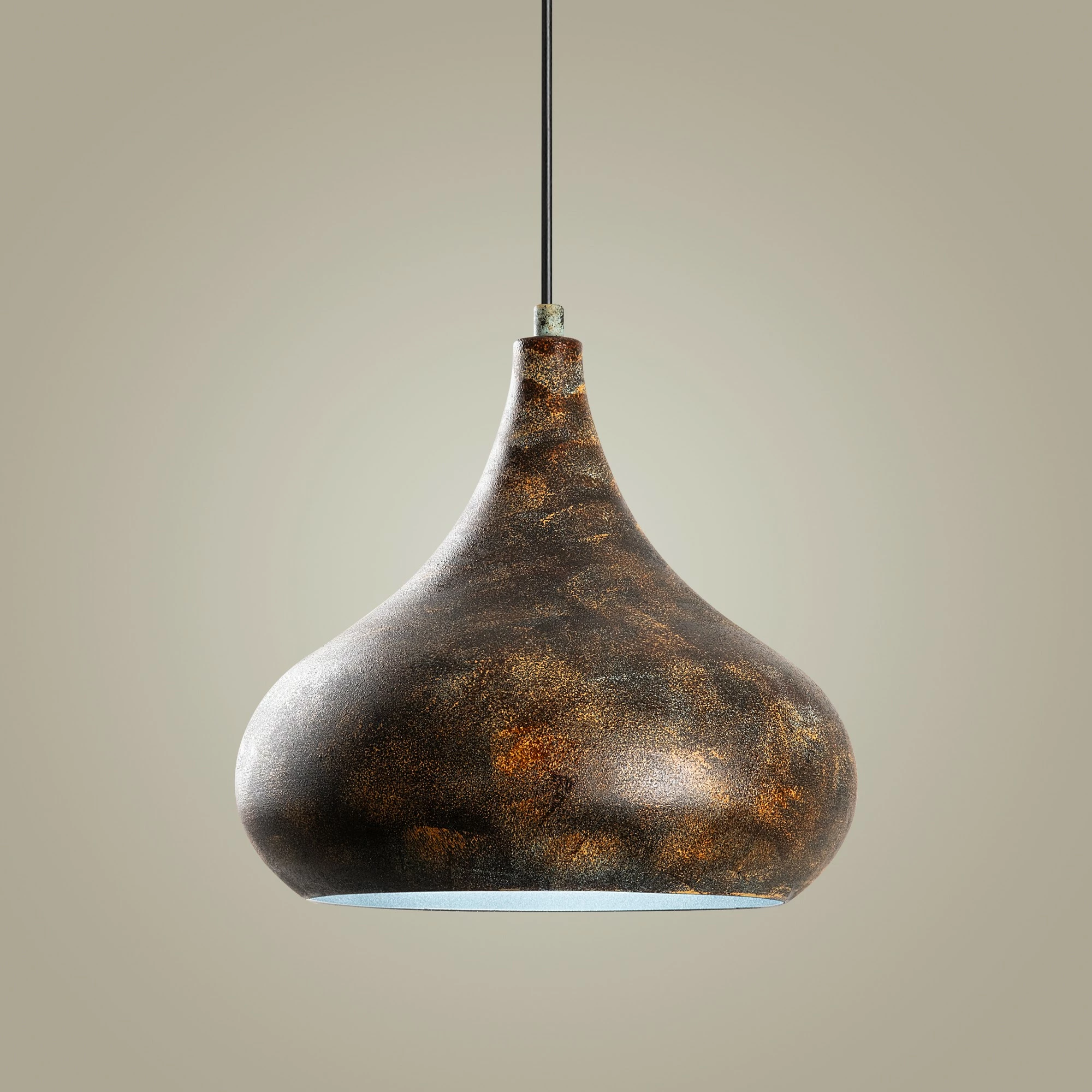 Llambë tavani Opviq, SAGLAM-3774-RETRO, metal, ngjyrë antike, Ø30x28cm