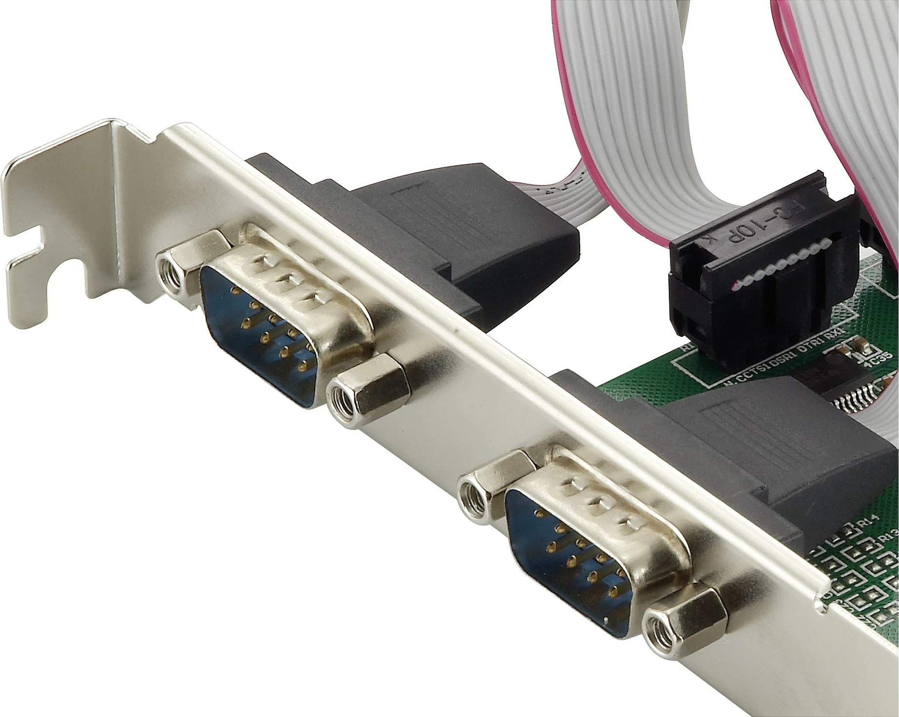 Kartë zgjerimi PCIe Conceptronic 2x RS-232, PCIe x1, 2.5 Gbit/s, e gjelbër