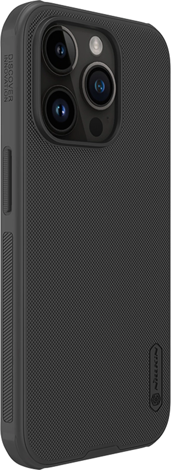 Mbështjellës Nillkin Super Frosted Shield Pro për iPhone 15 Pro, i zi