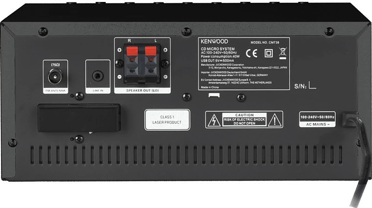 Mini sistem audio Kenwood M-9000S, Micro Hi-Fi 50 W, Bluetooth, CD/USB, Internet Radio/Spotify, i zi