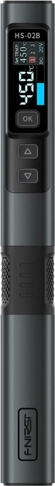 Hekur saldimi smart FNIRSI HS-02A F 100 W, set me 6 maja, karikues 65W, kabllo USB‑C, stendë, çantë, i zi