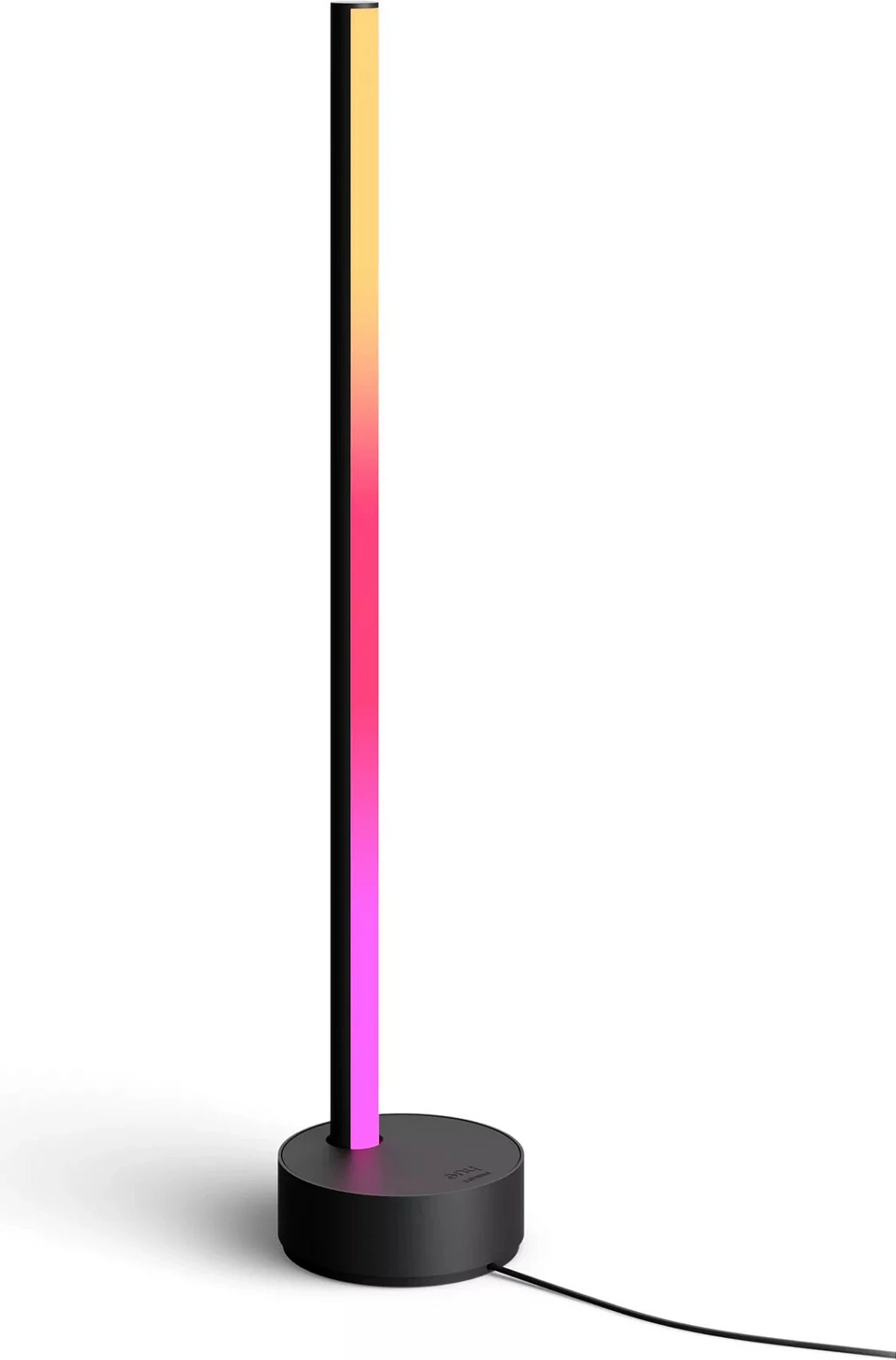 Llambë tavoline Philips Hue Signe gradient, Smart, Bluetooth/Zigbee, LED, Alumini, Ngjyrë e zezë
