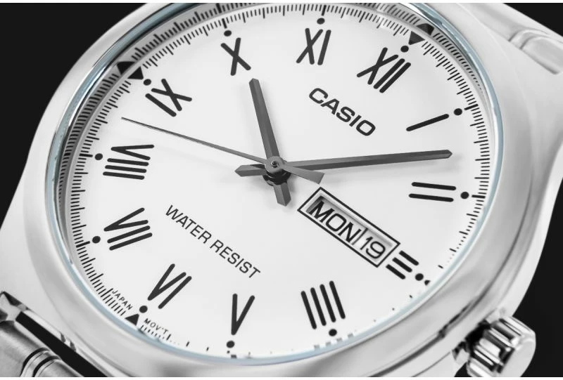 Orë dore për meshkuj CASIO, argjend