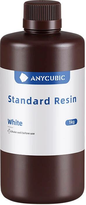 Resin standard AnyCubic SPTWH-104E, 1 kg, Bardhë