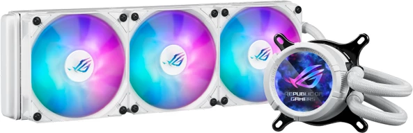 Ftohës ujor AIO CPU ASUS ROG Strix LC III 360 ARGB LCD, 360mm, ARGB, LCD, i bardhë