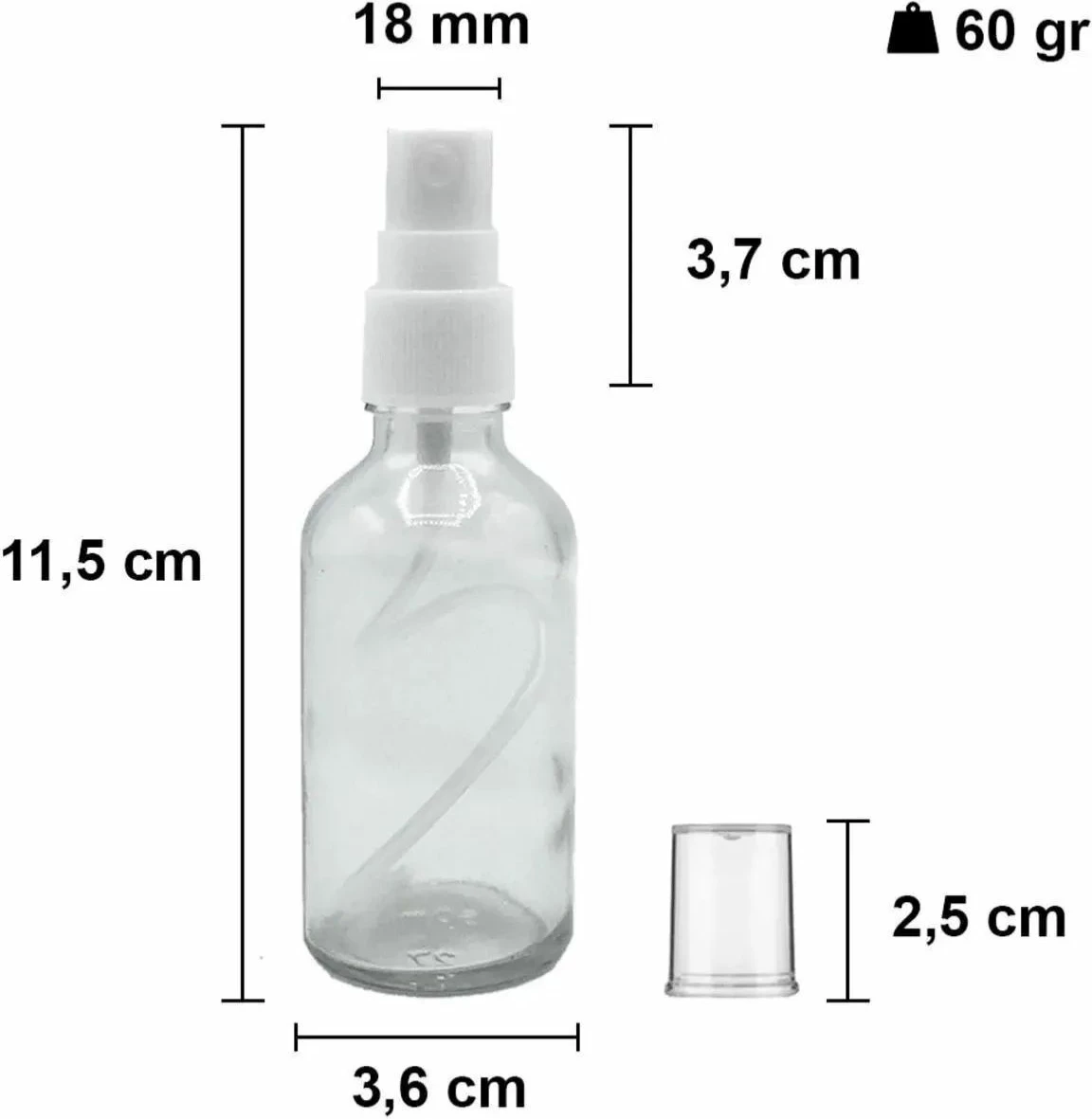 Set shishe qelqi (10 copë), Hermia Concept, Tu-10Lu50Ccfısfısbaslık