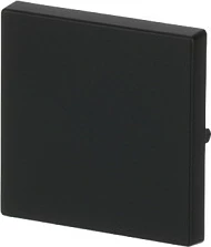 Buton Busch-Jaeger 1751-0-3041, 63x63 mm, plastikë, i zi