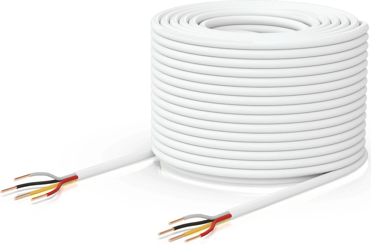 Kabëll tension i ulët Ubiquiti UACC-CABLE-DOORLOCKRELAY-2P, 152.4 m, i bardhë