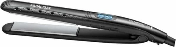 Hekur për flokë Remington Aqualisse Extreme S7307, 10 nivele 140-230°C, pllaka qeramike, e zezë, me këllëf
