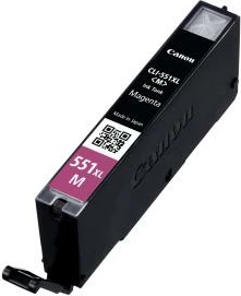 Fishek boje, Canon, CLI-551XL (CLI-551M XL), rendiment i lartë 11 ml deri 660 faqe, magenta