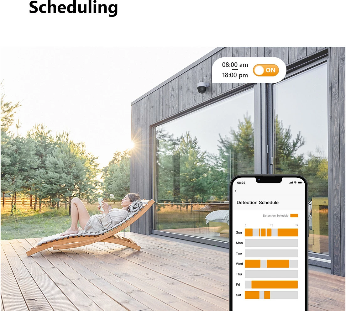 Kamerë sigurie IP Imou Cruiser 2C 2K, Wi‑Fi/Ethernet, Pan/Tilt 360°, microSD, IP66, e bardhë