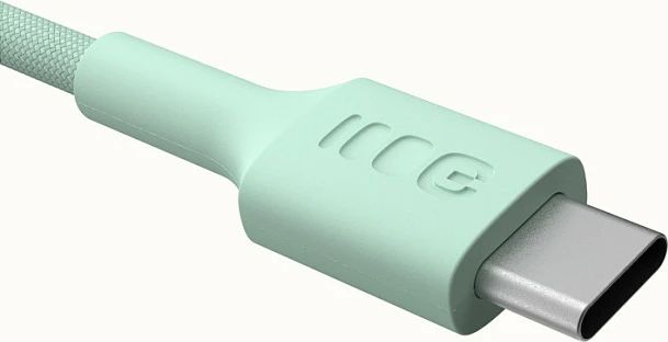 Kabl Green Cell USB-C në USB-C, 0.3 m, 100W PD, najlon, i gjelbër