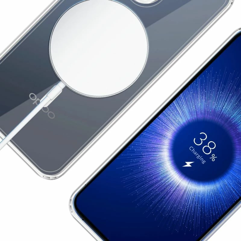 Kapak telefoni 3mk Armor MagCase për Oppo Reno 15 F 5G / Reno 15 FS 5G, transparent