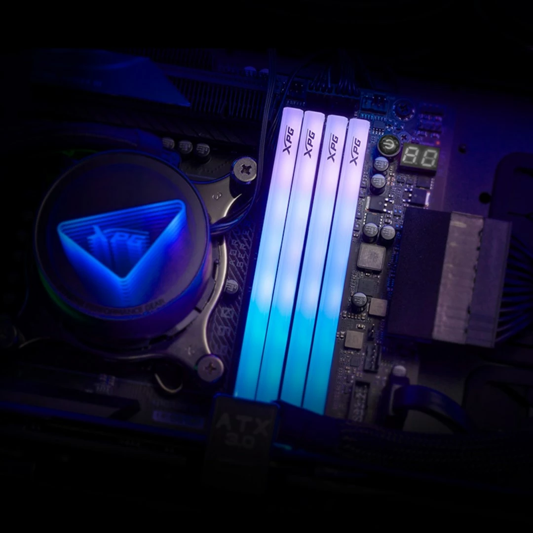 RAM memorje ADATA XPG LANCER BLADE RGB, 32 GB (2x16 GB), DDR5, 6000 MHz, e bardhë