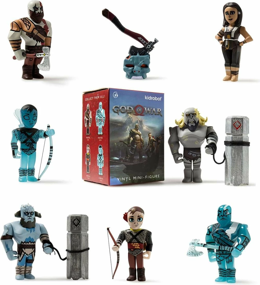 Figurinë mini vinili Kidrobot God of War 3 Mini Series, blind box (1 copë)