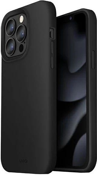 Mbështjellës UNIQ Lino për iPhone 13 / iPhone 13 Pro, i zi
