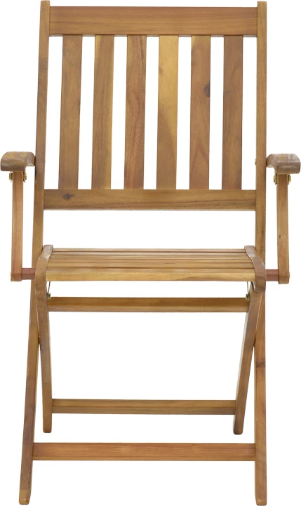 Karrige palosëse me krahë, dru akacie natyral, 56x61x89cm