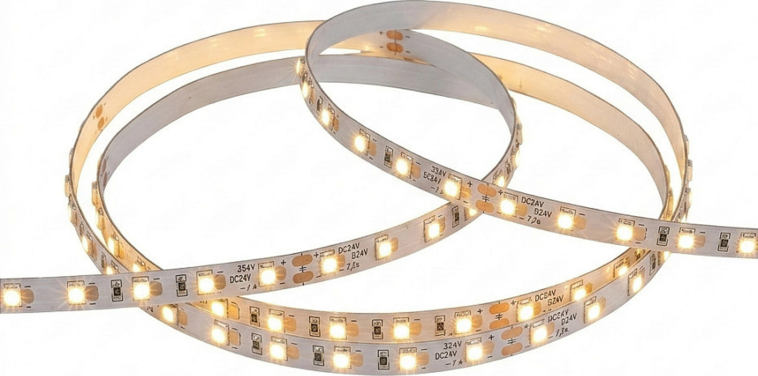 Shirit LED Synergy21 Flex Strip 3528, 80 LED, 24V DC, 24W, IP20, e bardhë e ngrohtë