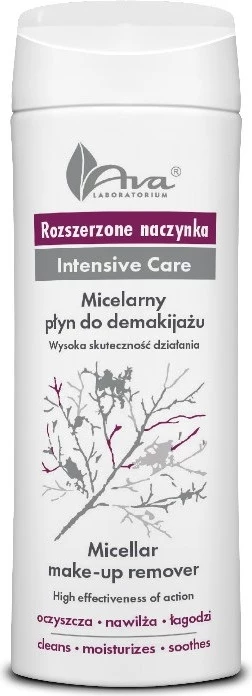Ujë micelar për pastrim fytyre Ava Laboratorium Extended Broken Capillaries për femra, 250ml