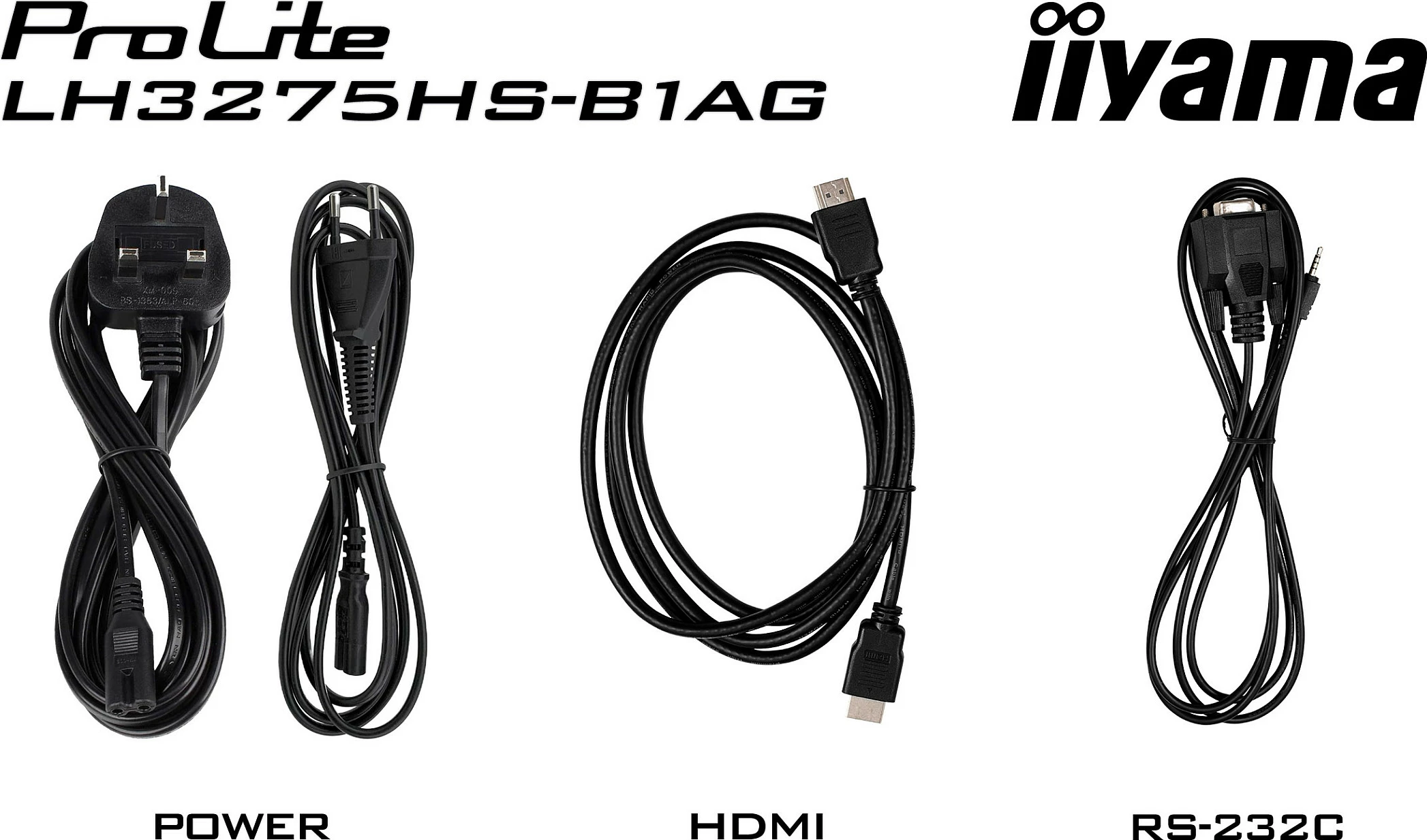 Monitor profesional iiyama LH3275HS-B1AG, 32", Full HD, Android OS, Wi-Fi, 24/7