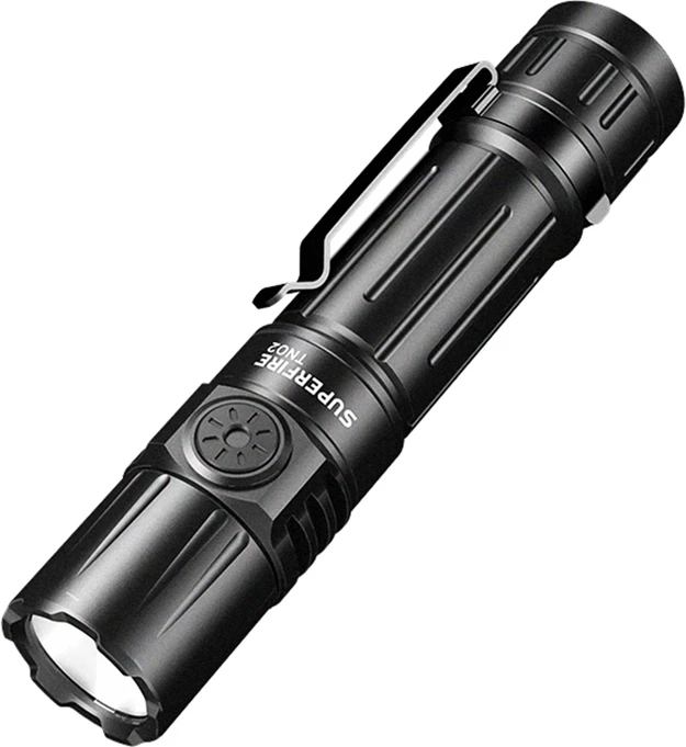 Elektrik dore Superfire TN02, 1800lm, USB-C, i zi
