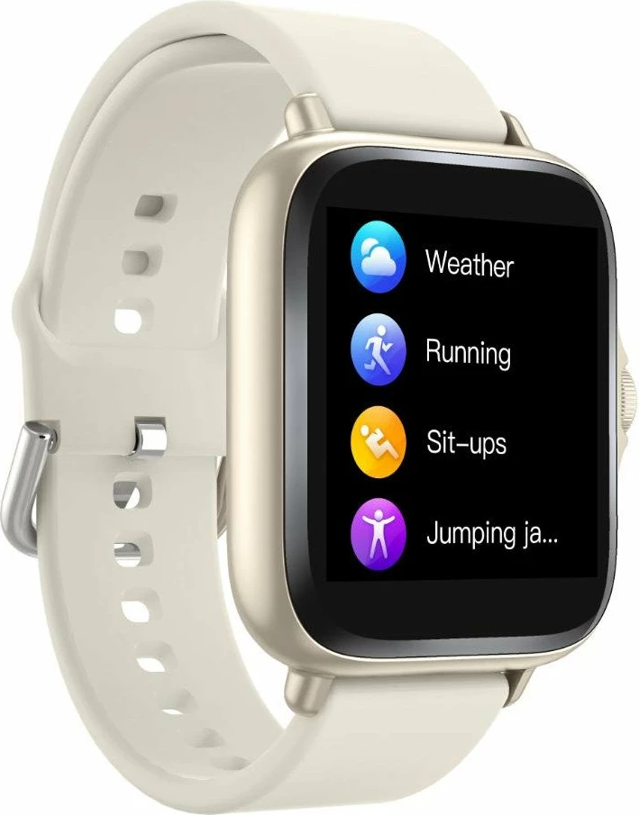 Smartwatch Denver SWC-156BEMK2 1.44\" TFT touchscreen Bluetooth 5.0 150 mAh, bezhë