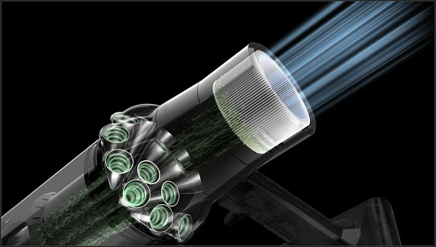 Fshesë me korrent pa kabllo Dyson V11 Fluffy, nickel/kuqe